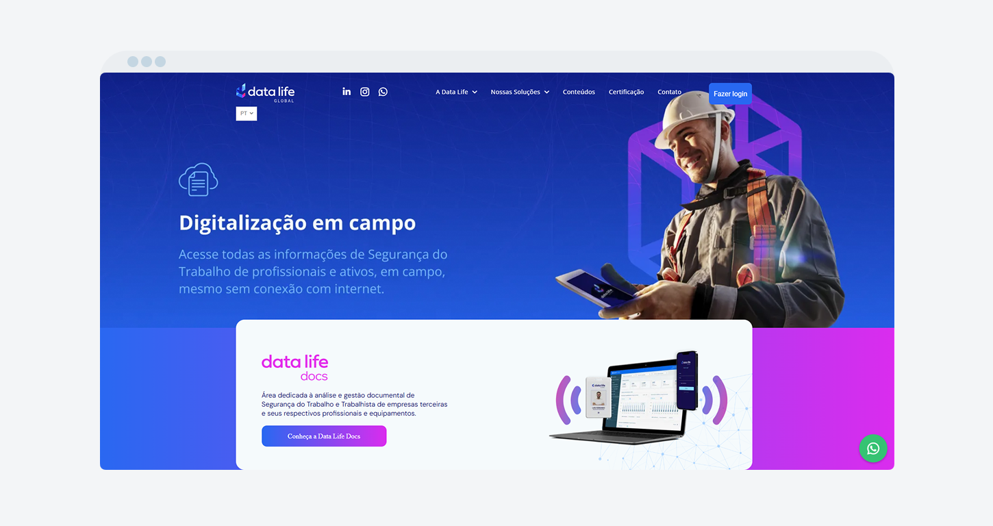 Landing Page Data Life